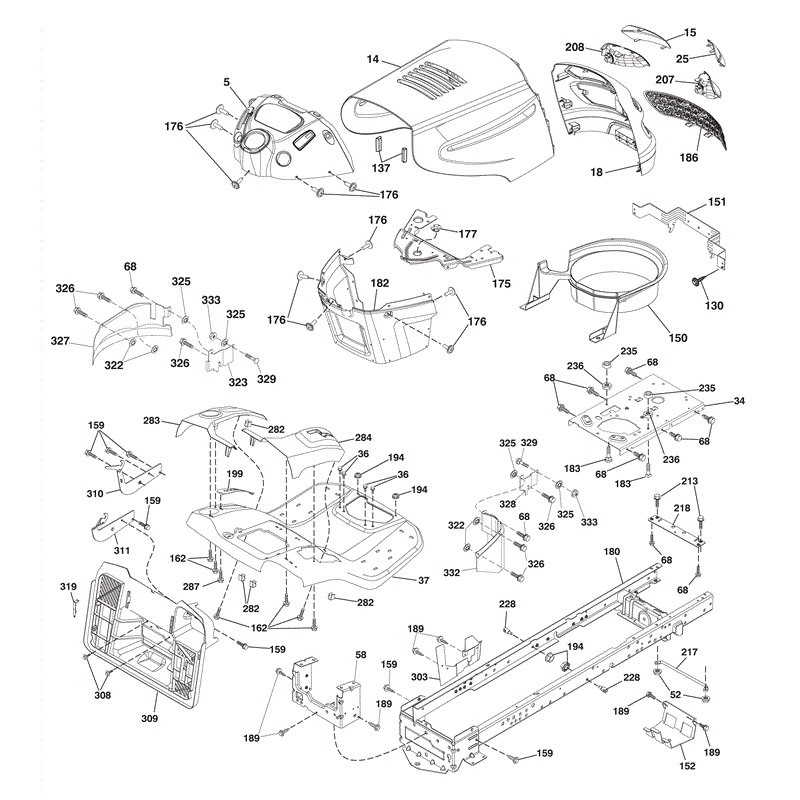 McCulloch M115-77RB (96041016501 - (2010)) Parts Diagram, Page 4