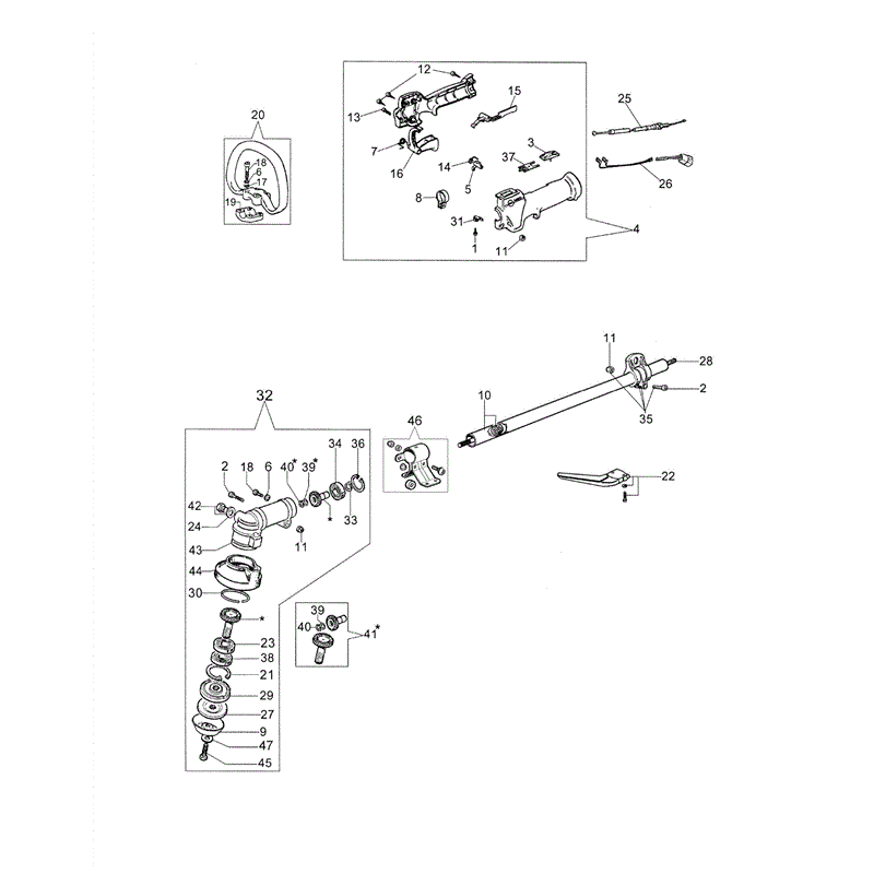Efco Stark 25IC (2008) Parts Diagram, Page 4