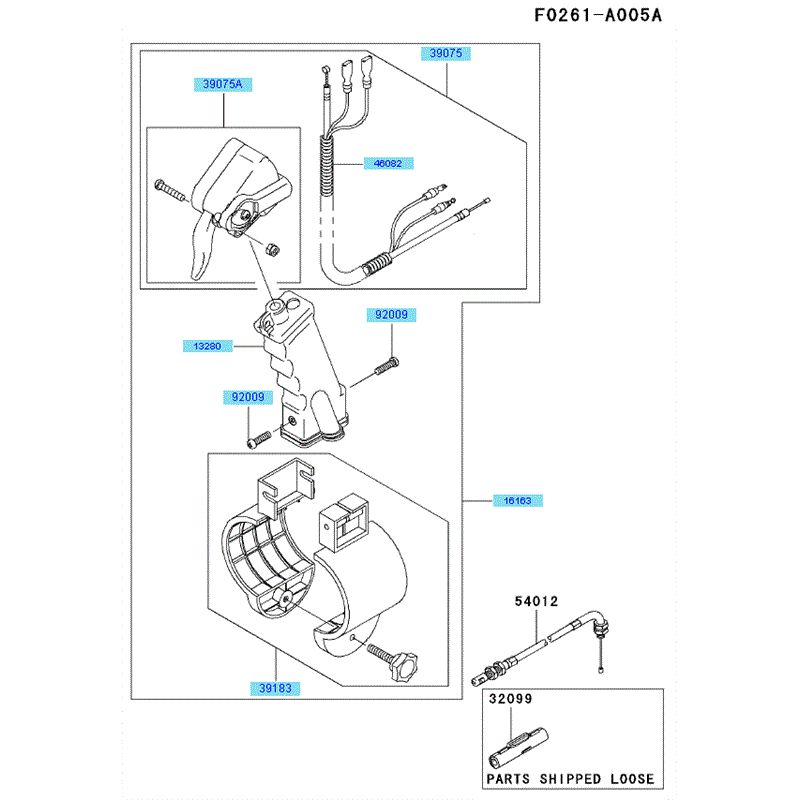 Kawasaki KRB650B (HA650A-AS50) Parts Diagram, Control Equipment
