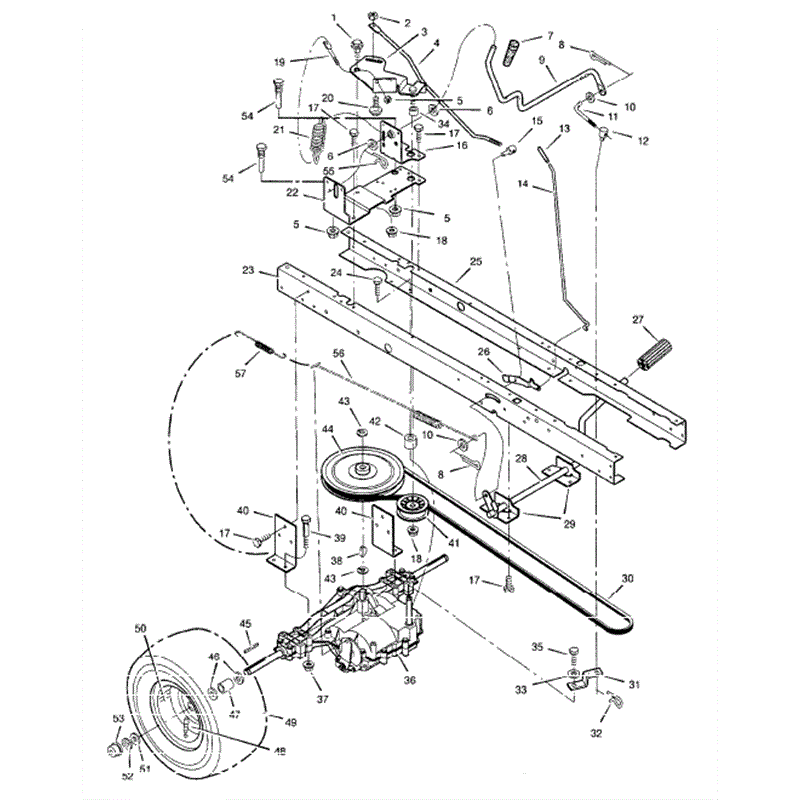 Hayter 13/30 (131S001001-131S099999) Parts Diagram, Motion Drive