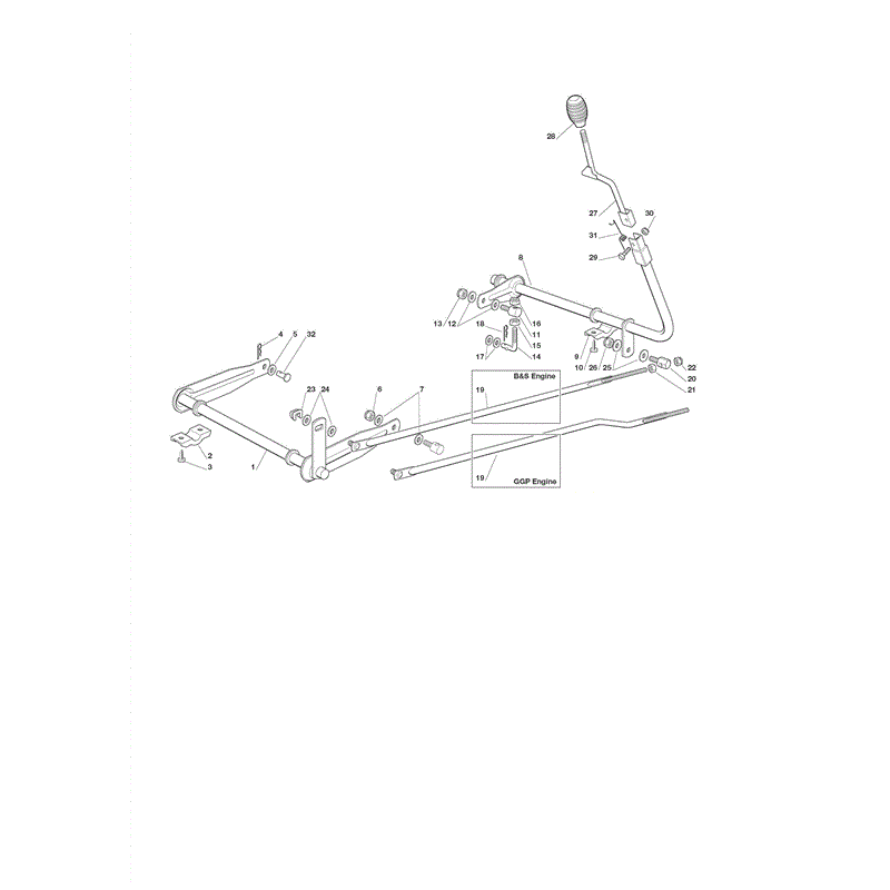 Castel / Twincut / Lawnking 12.5-72 (2009) Parts Diagram, Cutting Plate Lifting