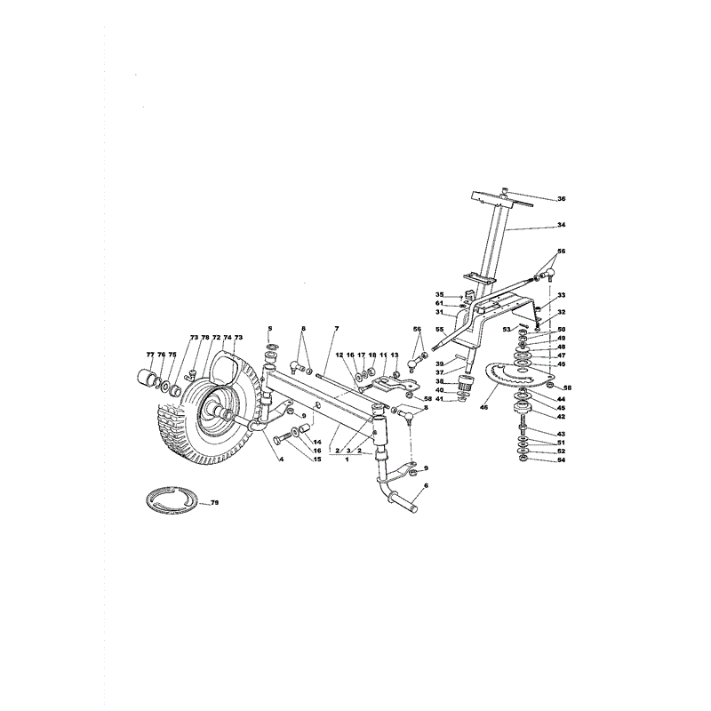 Mountfield 1438M Lawn Tractor (01-2003) Parts Diagram, Page 10
