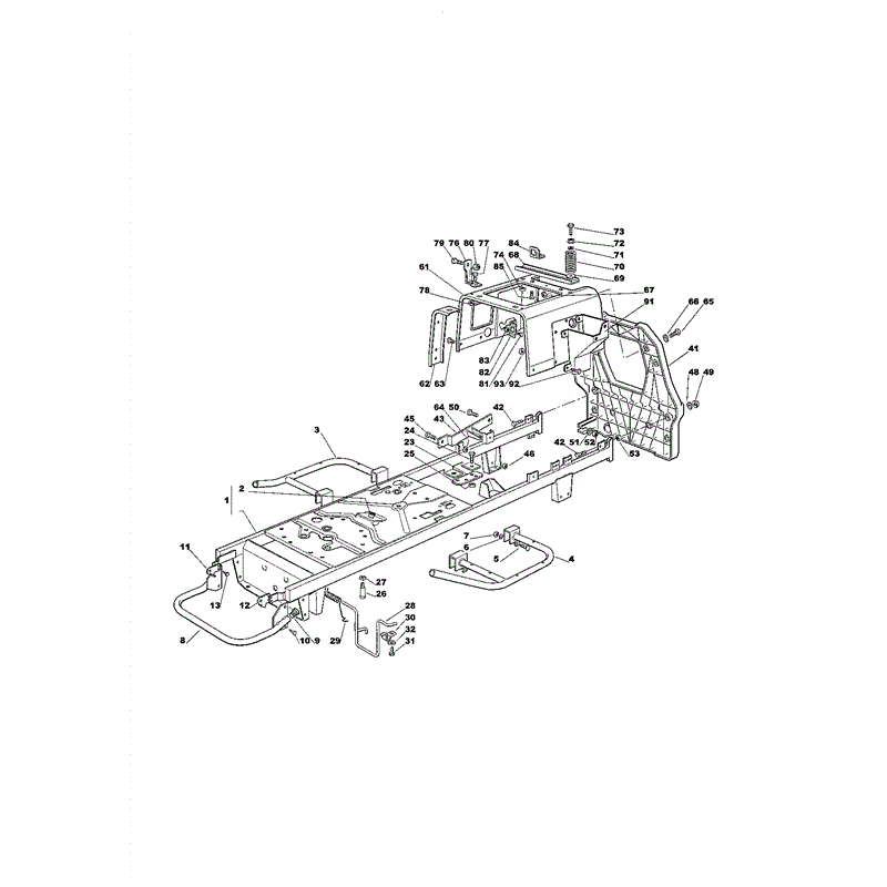Mountfield 1438M Lawn Tractor (01-2003) Parts Diagram, Page 3