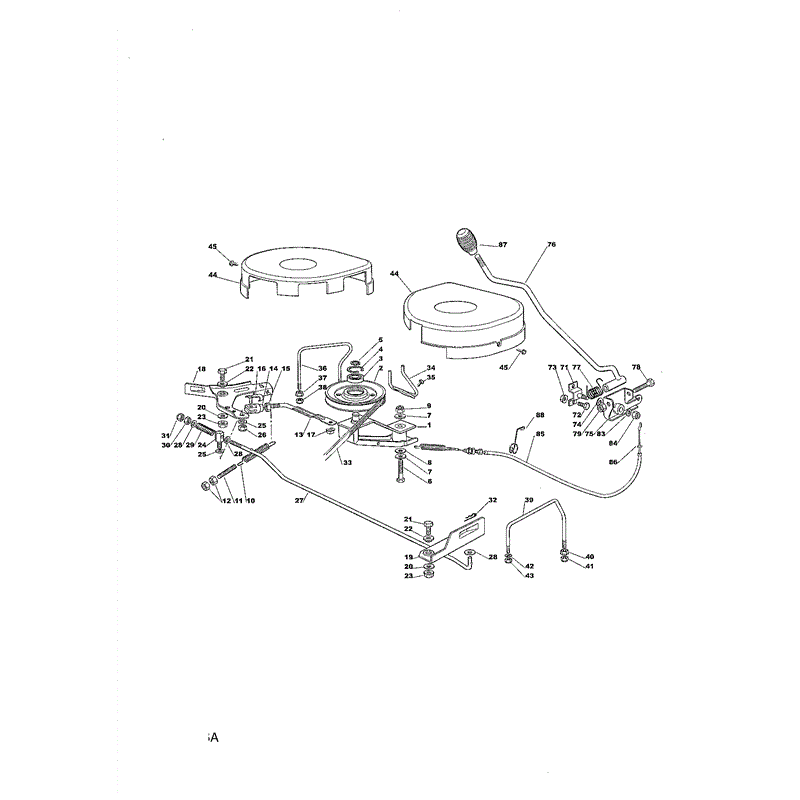 Mountfield 1438M Lawn Tractor (01-2003) Parts Diagram, Page 8