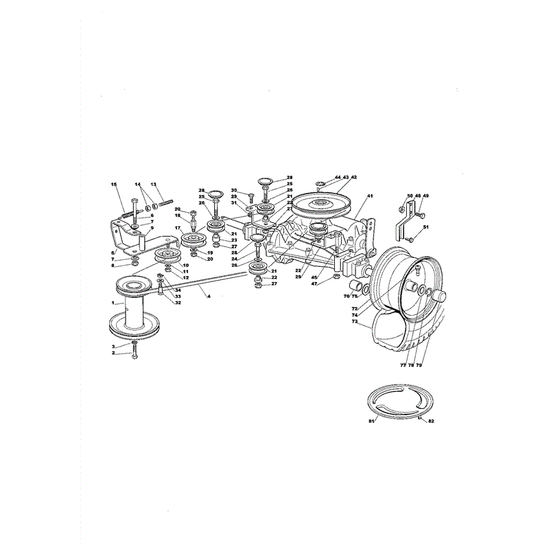 Mountfield 1440M Lawn Tractor (01-2003) Parts Diagram, Page 2