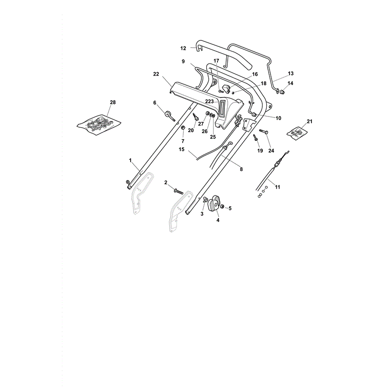 Castel / Twincut / Lawnking XA55MBSE (2010) Parts Diagram, Page 13