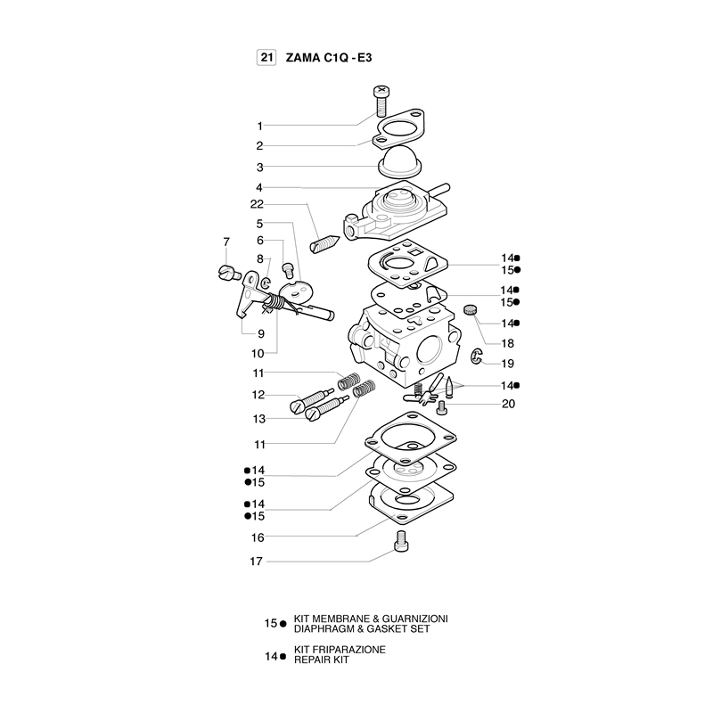 Oleo-Mac 750 T (750 T) Parts Diagram, E3