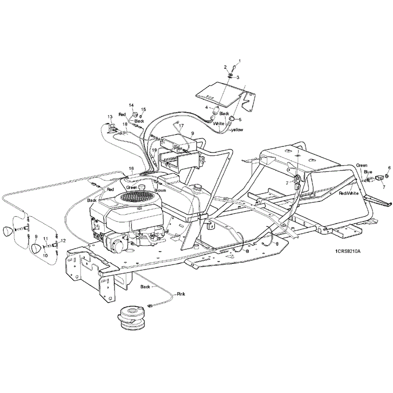 Hayter RS14/82 (14/32) (148B001001-148B099999) Parts Diagram, Electrics