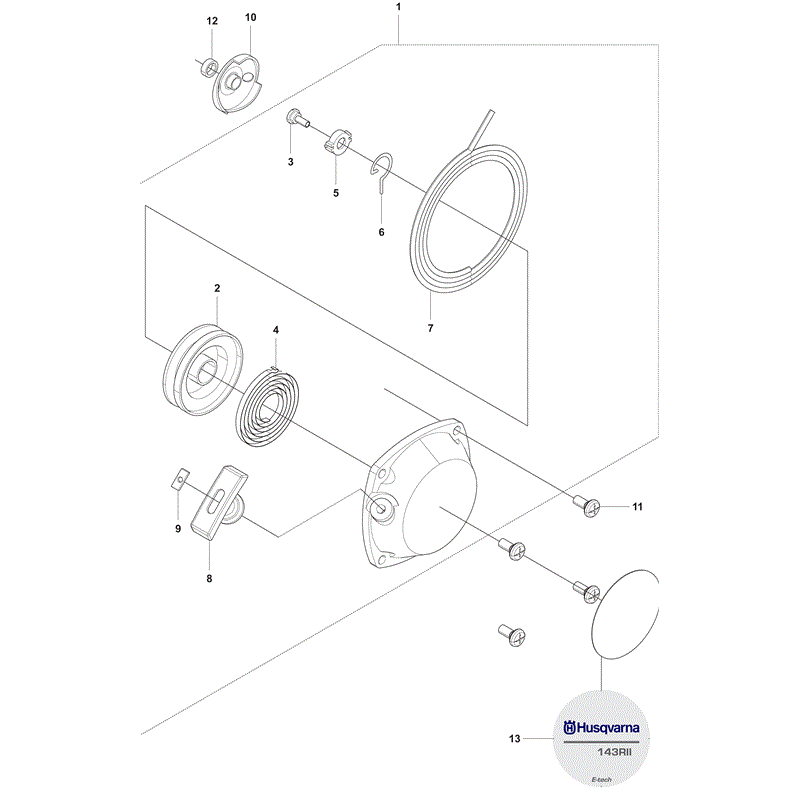 Husqvarna  143RII (2008) Parts Diagram, Page 9