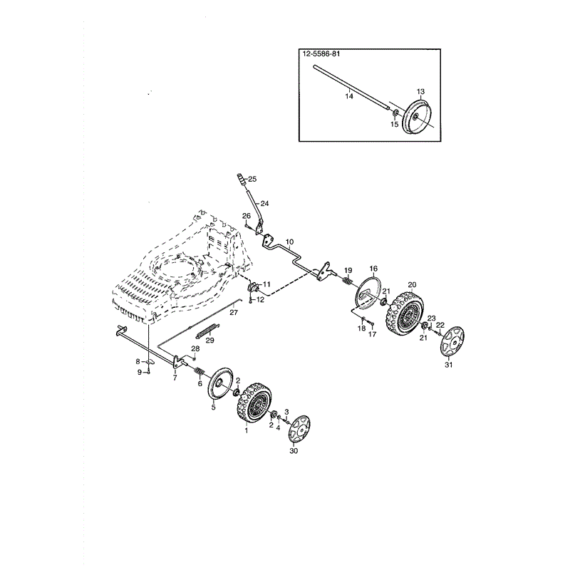 Mountfield M4HP (01-2004) Parts Diagram, Page 3