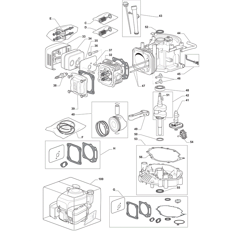 Castel / Twincut / Lawnking WBE0704-RO (2011) Parts Diagram, Page 2