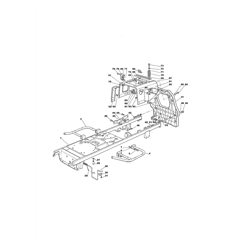 Mountfield 1438M Lawn Tractor (01-2005) Parts Diagram, Page 3