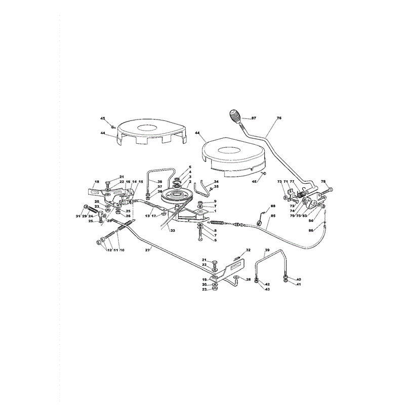 Mountfield 1438M Lawn Tractor (01-2005) Parts Diagram, Page 8
