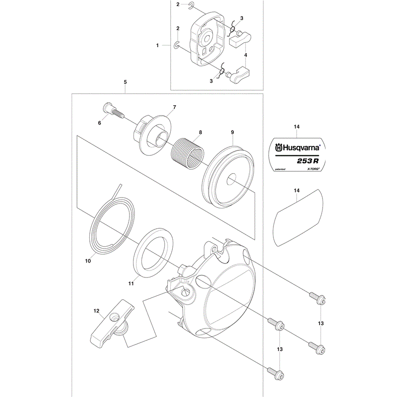 Husqvarna  253RJ (2011) Parts Diagram, Page 14