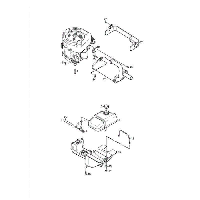 Mountfield 2105M Lawn Tractor (01-2005) Parts Diagram, Page 7