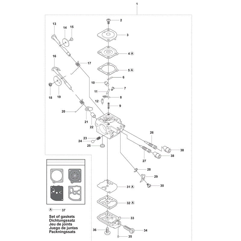 Husqvarna  241R (2007) Parts Diagram, Page 20
