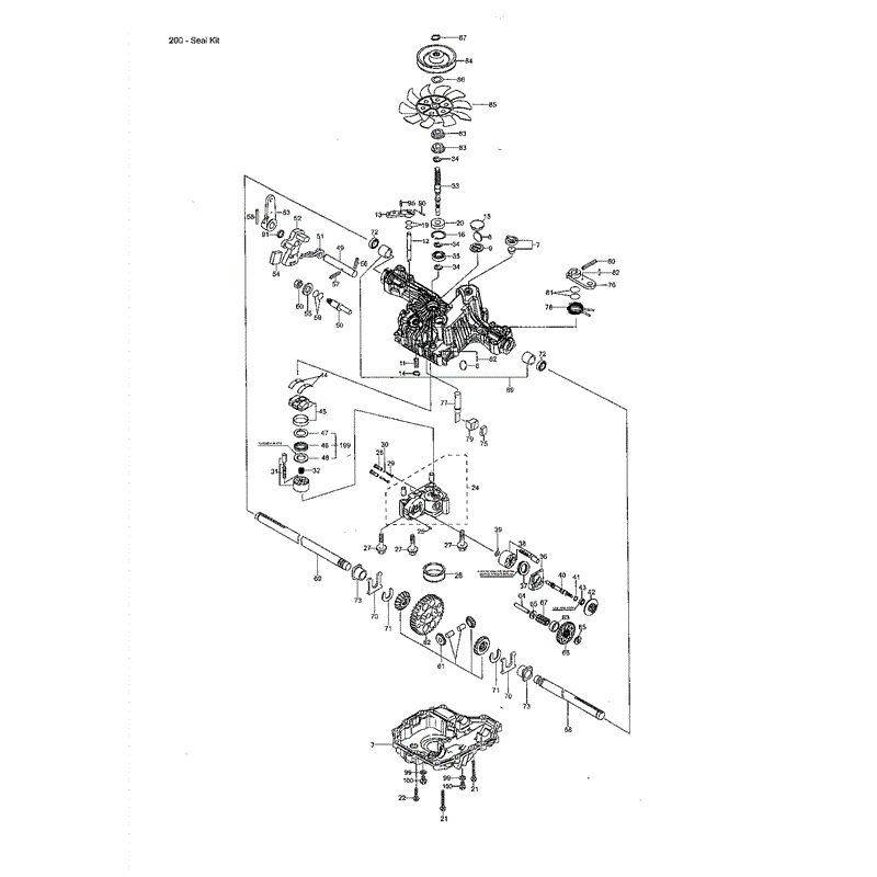 Mountfield KANZAKI (01-2005) Parts Diagram, Page 1