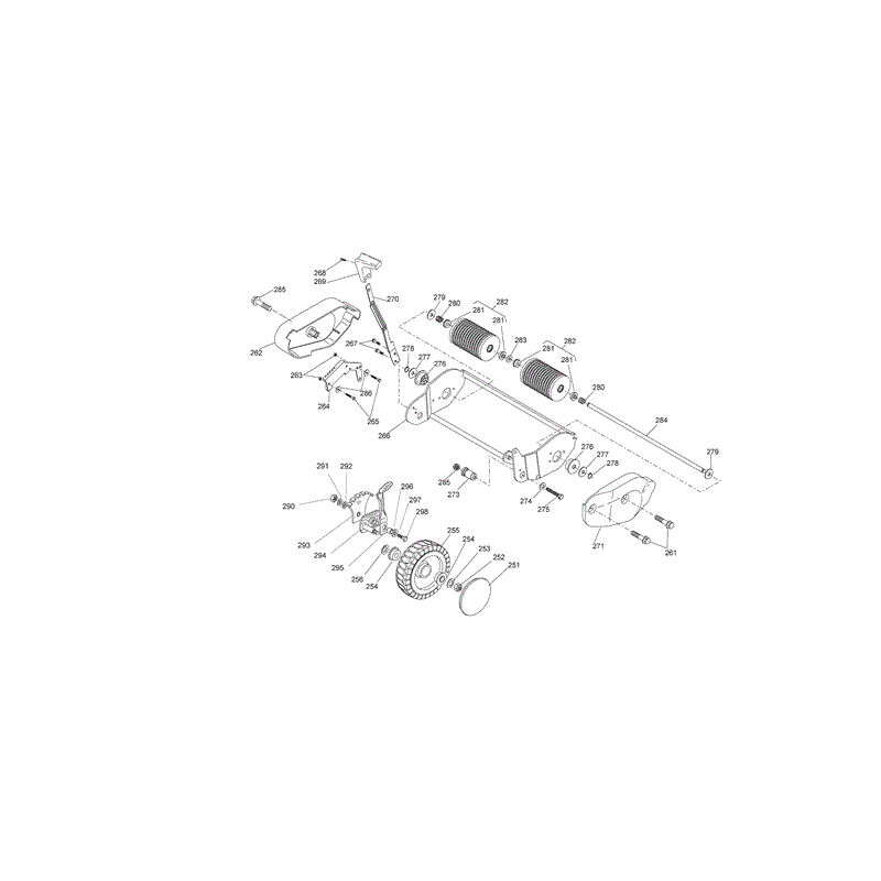 Castel / Twincut / Lawnking R484ROLLER (R484ROLLER) Parts Diagram, Page 2
