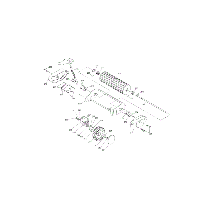 Castel / Twincut / Lawnking R484TREROLLER (R484TREROLLER) Parts Diagram, Page 2