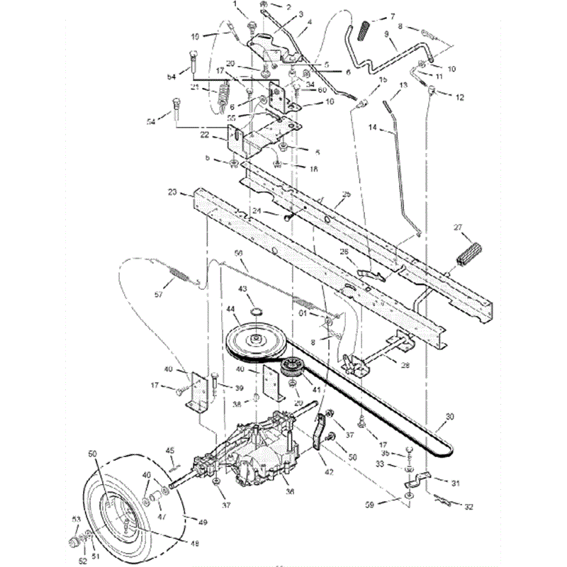 Hayter 13/30 (131B001001-131B099999) Parts Diagram, Motion Drive