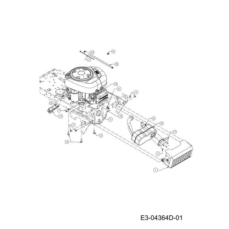 Oleo-Mac KROSSER 80-12,5 T Cat.2012 (KROSSER 80-12,5 T Cat.2012) Parts Diagram, Engine