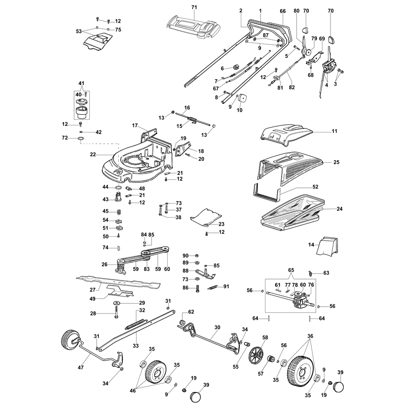 Oleo-Mac MAX 48 VBX Plus-Cut (MAX 48 VBX Plus-Cut) Parts Diagram, Illustrated parts list (Until May 2007)