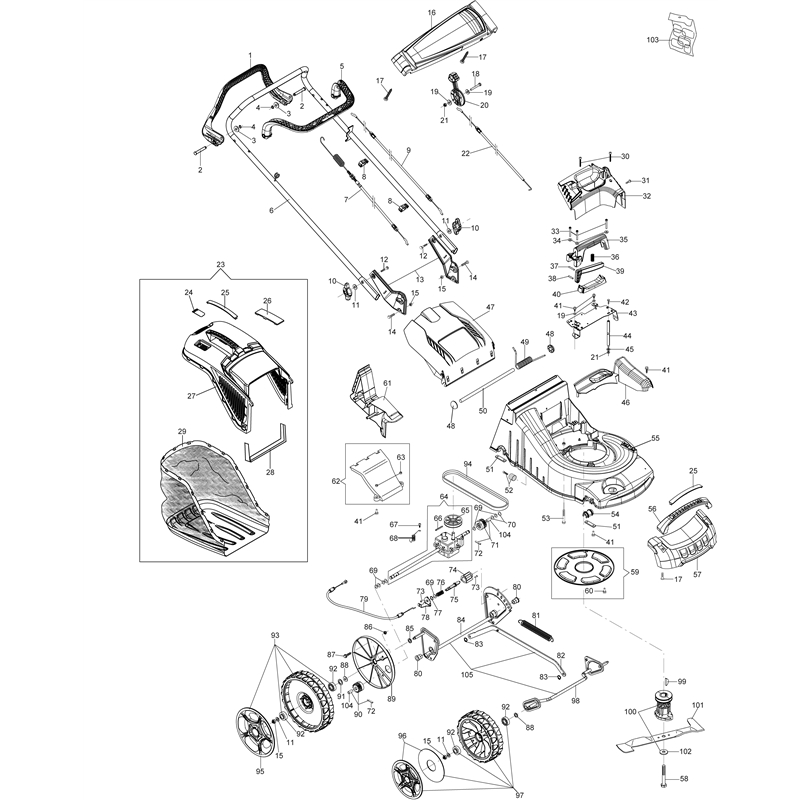 Oleo-Mac MAX 48 TK ALLROAD ALUMINIUM (K650 (MAX 48 TK ALLROAD ALUMINIUM (K650)) Parts Diagram, Illustrated parts list