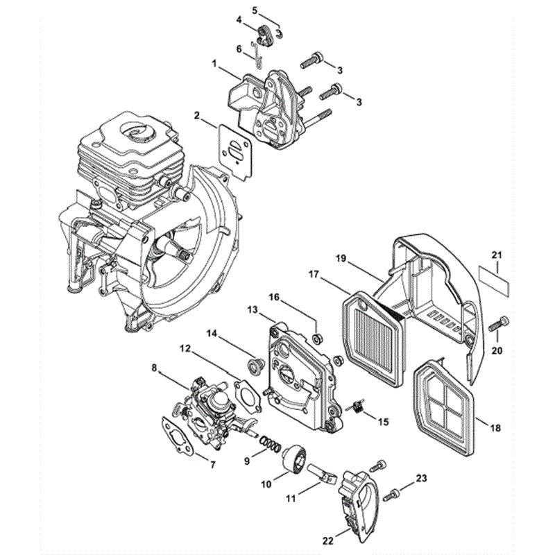 Stihl FS 460 Clearing Saw (FS460C-EMZ) Parts Diagram, Spacer Flange