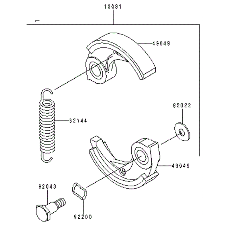 Kawasaki KBH34A (HA034F-AS50) Parts Diagram, P.T.O-EQUIPMENT