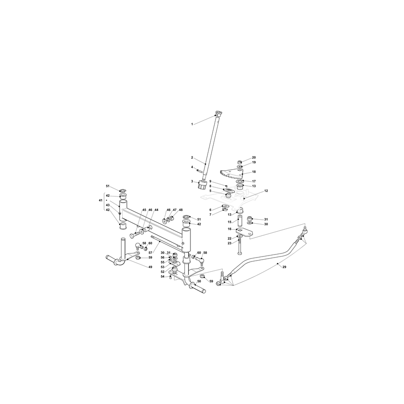 Oleo-Mac OM 103- 16 K Cat. 2021 (OM 103-16 K Cat. 2021) Parts Diagram, Steering arm