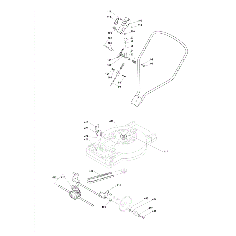 Stiga Multiclip Pro 53S (2011) Parts Diagram, Page 2