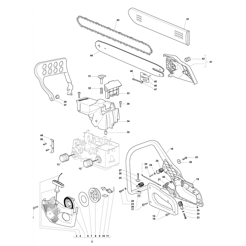 Mountfield MC 3816 (2009) Parts Diagram, Page 2