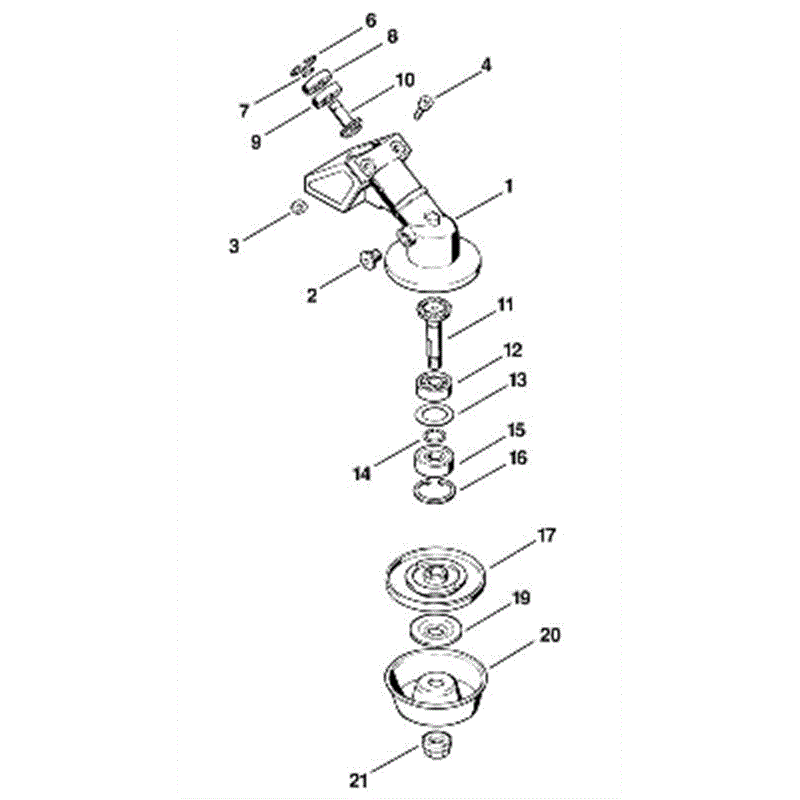 Stihl FS 62 Brushcutter (FS62R) Parts Diagram, K-Gear head FS 66