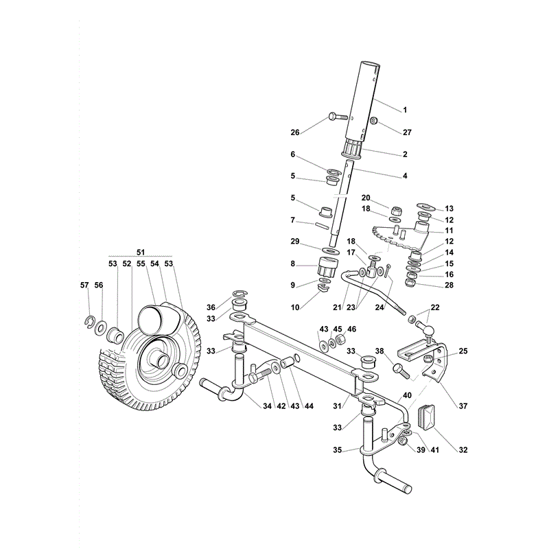 Castel / Twincut / Lawnking XE80VD (2010) Parts Diagram, 103.0