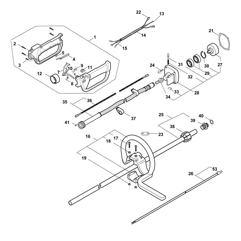 Mountfield MB 5103 Petrol Brushcutter [281722003/MO9] (2010) Parts Diagram, Page 2