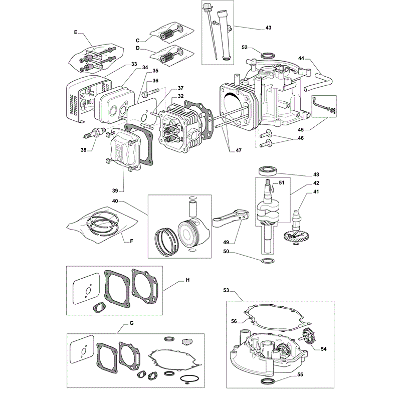 Castel / Twincut / Lawnking WBE0701-T (2011) Parts Diagram, Page 2