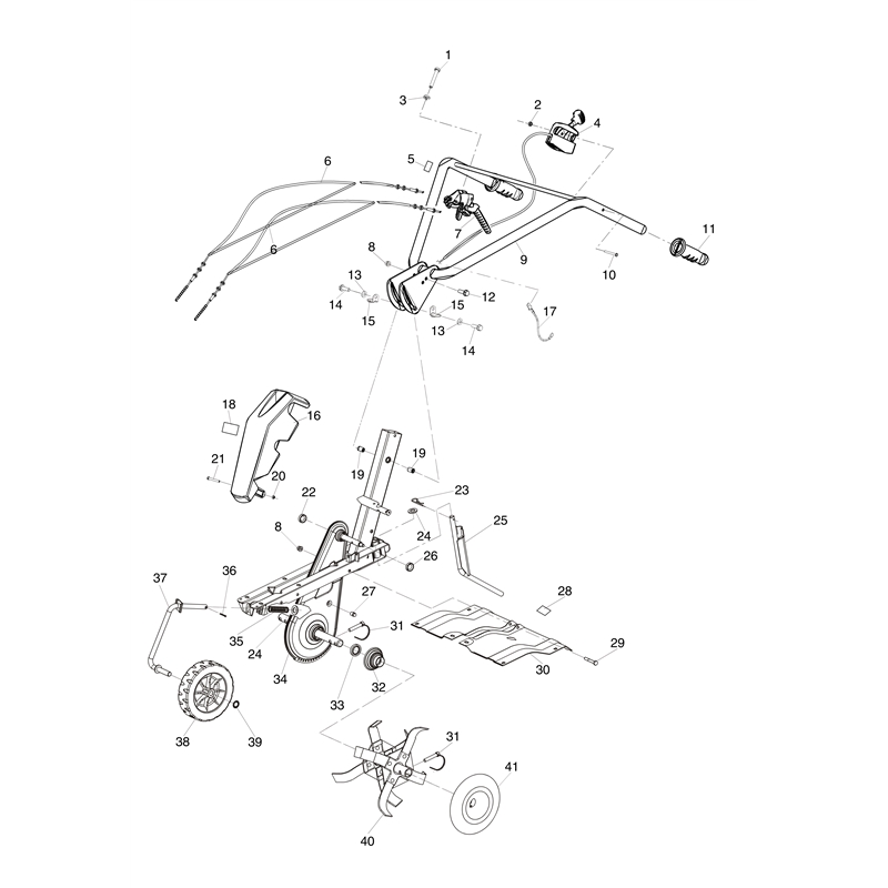 Bertolini 190 S (K700 H - SN T210) (190 S (K700 H - SN T210)) Parts Diagram, Illustrated parts list 1