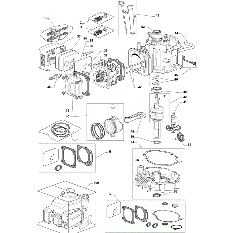 Castel / Twincut / Lawnking WBE0704ES-RO (2010) Parts Diagram, Page 2