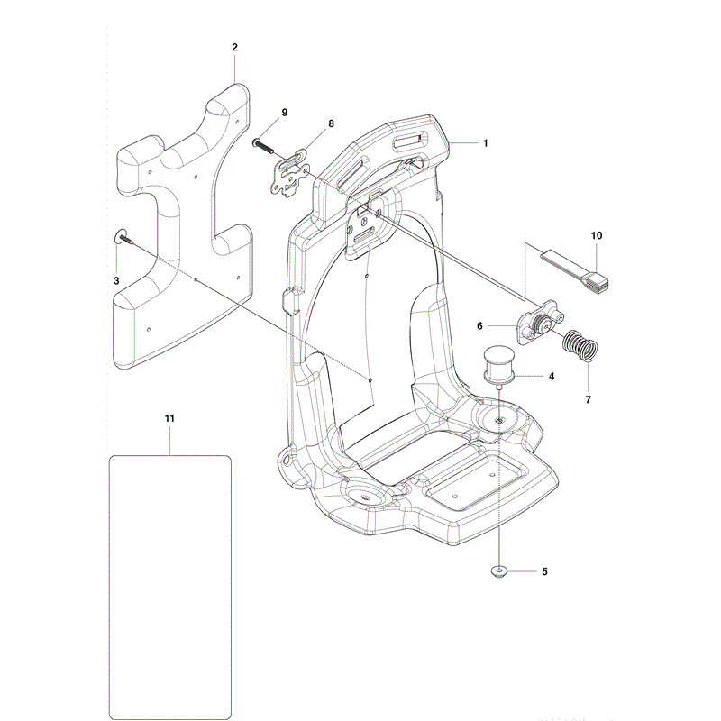 Husqvarna 130BT Backpack Blower  (2008) Parts Diagram, Page 12