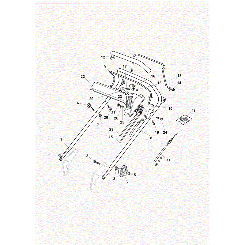 Castel / Twincut / Lawnking XA55MBSE (2009) Parts Diagram, Page 14