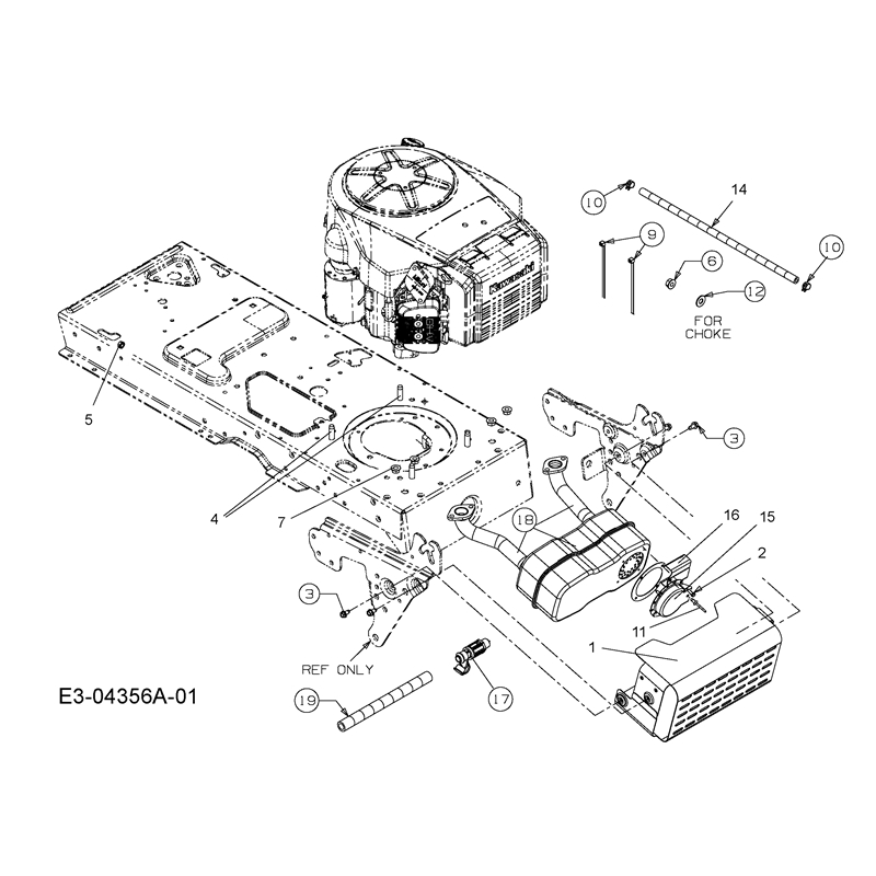 Oleo-Mac KROSSER 92-15 H (KROSSER 92-15 H) Parts Diagram, Engine