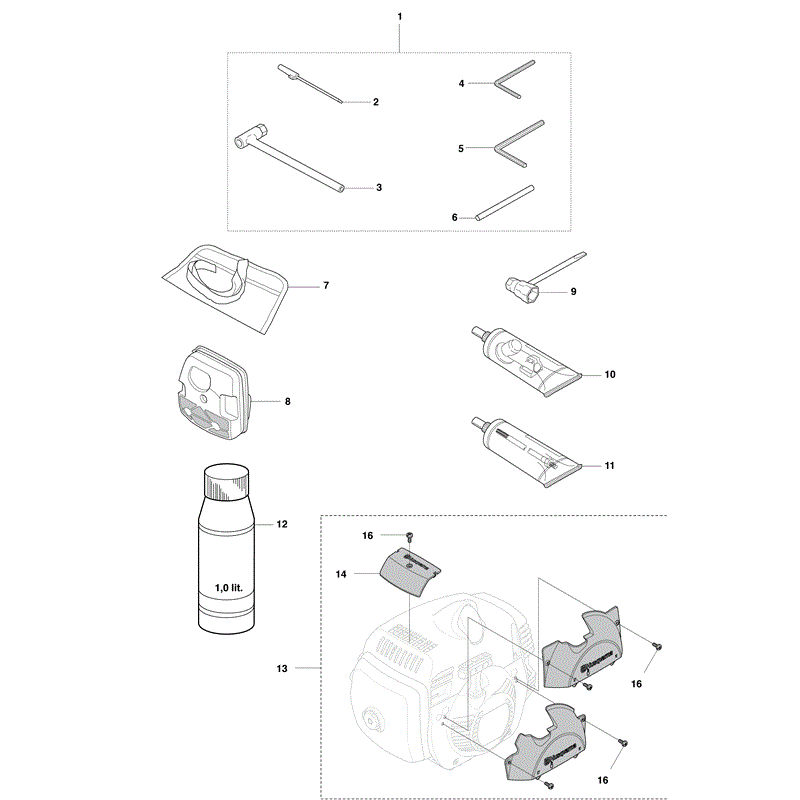 Husqvarna  345RX (2010) Parts Diagram, Page 18