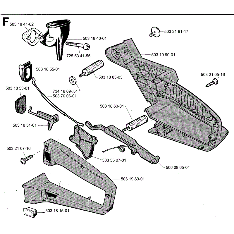 Jonsered 2054 (1994) Parts Diagram, Page 6
