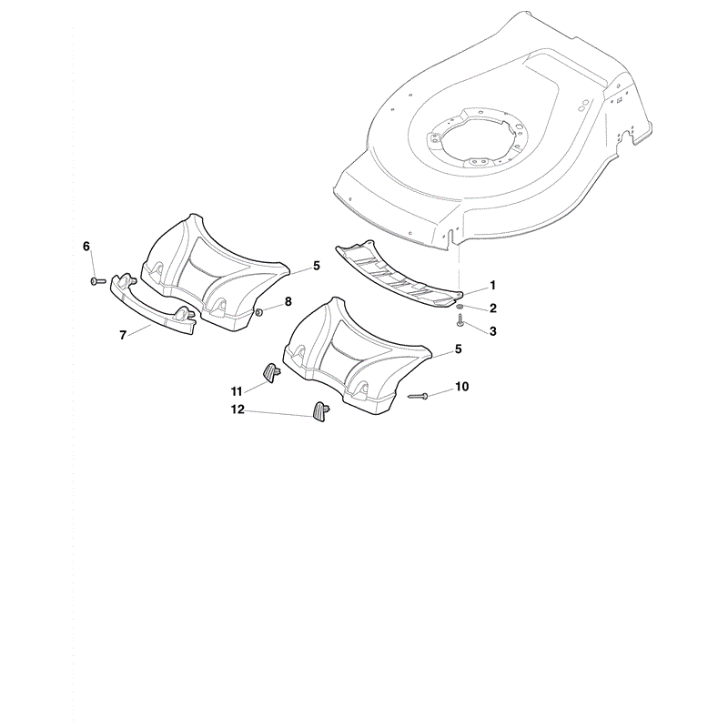 Mountfield 462PD Petrol Rotary Mower (2010) Parts Diagram, Page 2