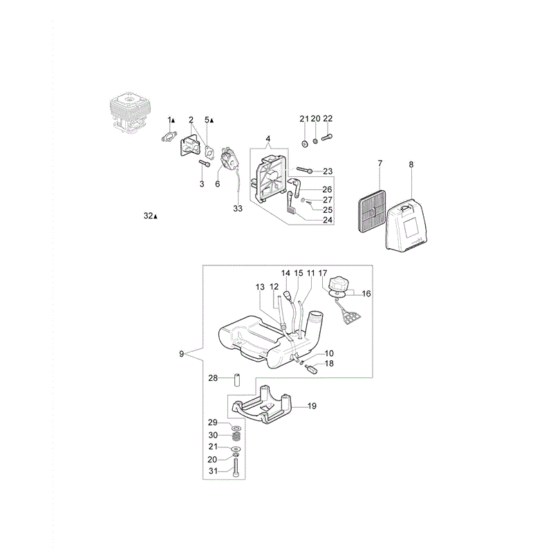 Efco Stark 42 (2009) Parts Diagram, Page 3
