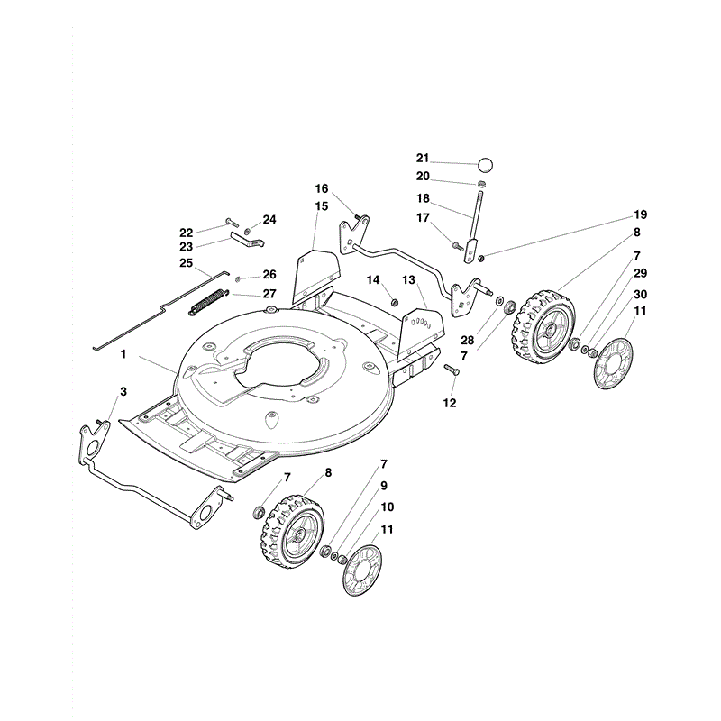 Mountfield MULTICLIP-INOX-504-PD (2010) Parts Diagram, Page 1