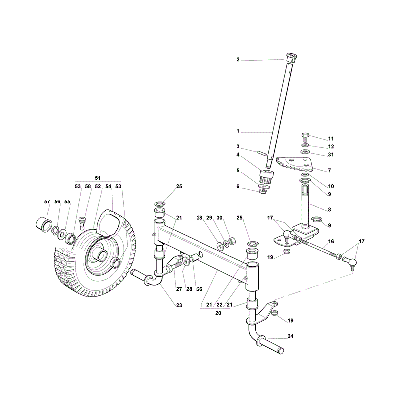 Mountfield 1228 Ride-on (2010) Parts Diagram, Page 3