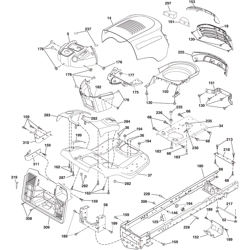 McCulloch M115-77RB (96051001103 - (2011)) Parts Diagram, Page 4