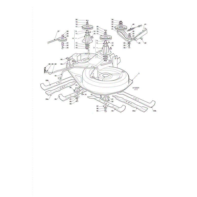 Castel / Twincut / Lawnking NJS13.5-92 (2010) Parts Diagram, Page 9