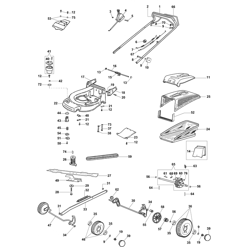 Oleo-Mac MAX 48 TB Plus-Cut (MAX 48 TB Plus-Cut) Parts Diagram, Illustrated parts list (Until May 2007)